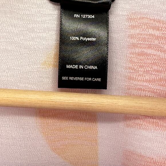 Ali Miles Textured Abstract Print Wire Collar Tunic Top Shirt Plus Sz 0X Artsy - Picture 10 of 10